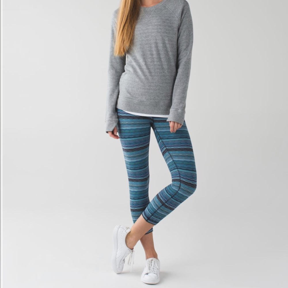 Lululemon Wunder Under Crop Hi-Rise Space Dye